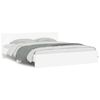 vidaXL Bedframe met hoofdeinde wit 200x200 cm