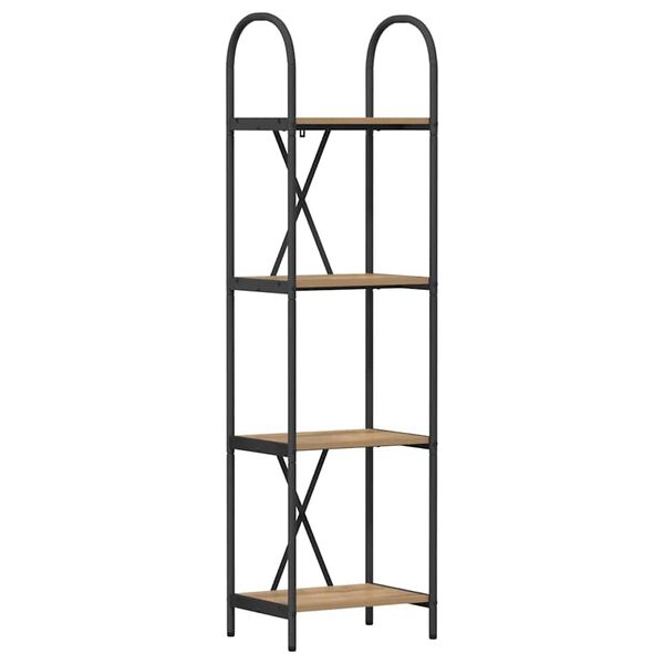 vidaXL Boekenkast Artisan Eiken 40 x 30 x 146 cm Bewerkt hout