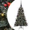 vidaXL Kunstkerstboom met 150 LED Groen 120 cm PVC en Plastic en Staal