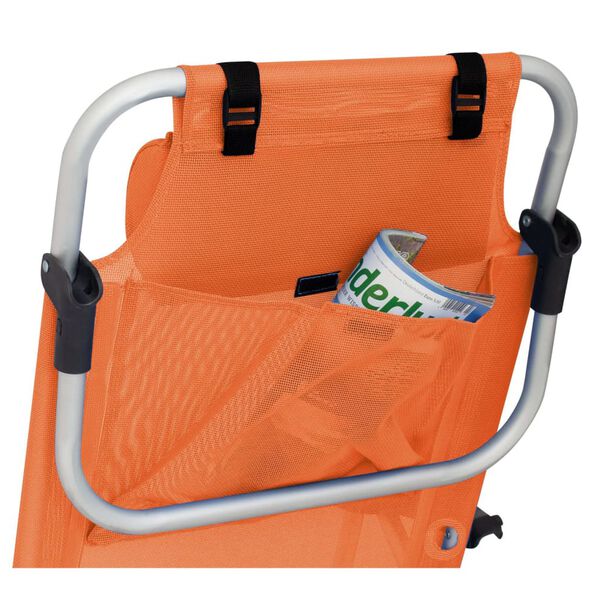 Eurotrail Strandstoel Mallorca 2-in-1 oranje