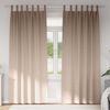 vidaXL Zwart-out Gordijnen met Ringen 2 pcs Taupe 225 x 140 cm