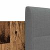 vidaXL Bedframe met Hoofdeinde Oud Hout 200 x 200 cm Bewerkt hout