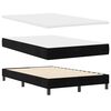 vidaXL Boxspringbed met matras Zwart 120 x 200 cm Fluweel