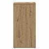 vidaXL Schoenenkasten 2 st 32x35x70 cm bewerkt hout artisanaal eiken
