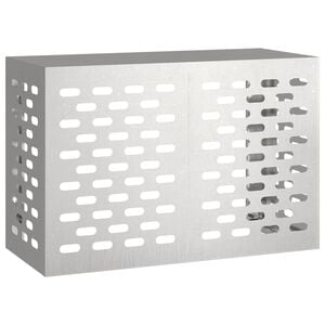 vidaXL Airconditioner hoes Zilver 90 x 40 x 60 cm Roestvrij staal