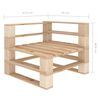 vidaXL Tuinbank 4-zits pallet hout