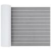 vidaXL Bootmat Gestreept Lichtgrijs en wit. 240 x 60 cm EVA