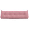 vidaXL Rugkussen Roze 160 x 24 x 50 cm Fluweel