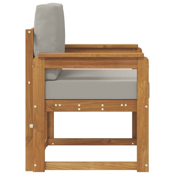 vidaXL Tuinbank Massief Acaciahout en Polyester