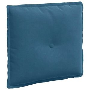 vidaXL Rugkussen Blauw 50 x 45 cm Katoen Stof