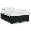 vidaXL Bedframe zonder matras 140x200 cm fluweel zwart