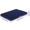 Best Way Luchtbed Blauw 203 x 152 x 22 cm PVC
