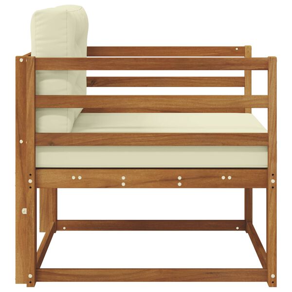 vidaXL Buiten Midden Sofa Massief Acaciahout Naturel