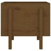 810552 vidaXL Plantenbak 62x50x57 cm massief grenenhout honingbruin