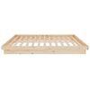 vidaXL Bedframe massief hout 140x200 cm