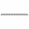 vidaXL Trap Tread Rechthoekig 2 pcs Zilver 80 x 20 cm Aluminium