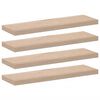 vidaXL Wandschapppen 4 st 80x23,5x4 cm bewerkt hout