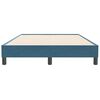 vidaXL Boxspring zonder matras fluweel donkerblauw 120x210 cm