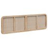 vidaXL Hoofdbord met hoofdeinde Naturel 180 x 55 x 3 cm Rattan
