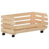 vidaXL Groentetrolley 77x30x80 cm massief grenenhout