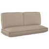 vidaXL Kussen Set 3 pcs Taupe Oxford Stof
