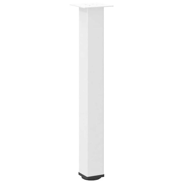 vidaXL Console tafelpoten 4 st 72-74 cm staal wit