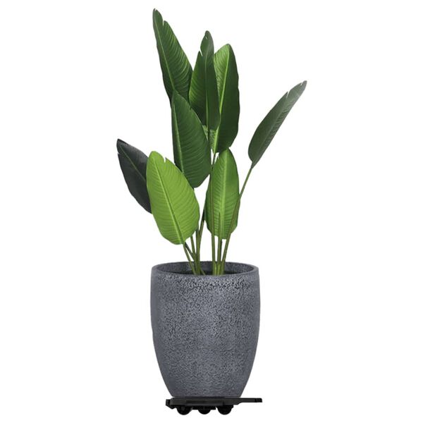 vidaXL Verhuishondjes met 8 wielen 20 st 150 kg polypropeen zwart