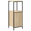 vidaXL Badkamermeubel met planken 36x35x95 cm Sonoma eikenkleurig