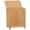 vidaXL Wasmand 50x35x60 cm massief teakhout