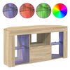 vidaXL Hoek LED TV Kast Sonoma Eiken 100 x 40 x 50 cm Bewerkt hout