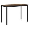 vidaXL Eettafels 110 x 55 x 75 cm Bewerkt hout Gerookt eiken