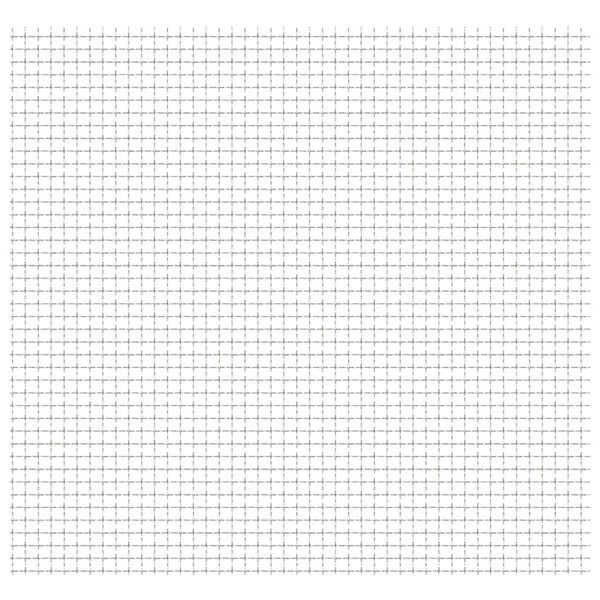 vidaXL Draadhek geweven gaas 50x50 cm 21x21x2,5 mm roestvrij staal