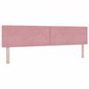 vidaXL Boxspringbed met matras Roze 200 x 200 cm Fluweel