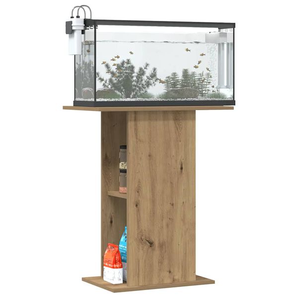 vidaXL Aquariumstandaard Artisan Eikenhout 36x60,5x72,5 cm