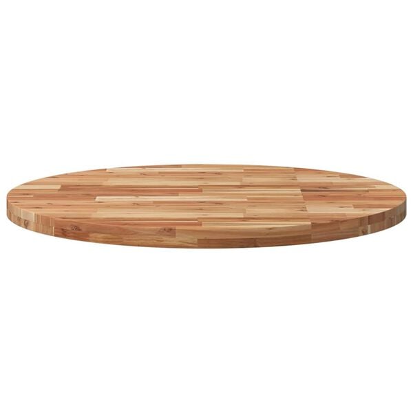 vidaXL Tafelblad rond &Oslash; 90x4 cm massief acaciahout