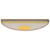 vidaXL Trapmatten 15 st 56x17x3 cm lichtbruin halfrond