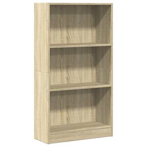vidaXL Boekenkast 60x24x109 cm bewerkt hout sonoma eikenkleurig