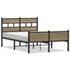 vidaXL Bedframe zonder matras hout sonoma eikenkleurig 120x190 cm