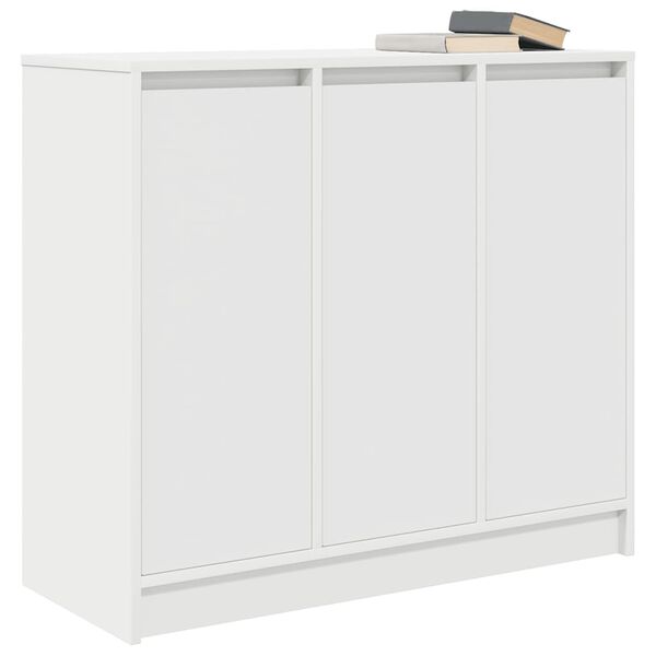 vidaXL Dressoir 85x34x76 cm bewerkt hout wit