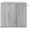 vidaXL Wandkast 80x36,5x35 cm bewerkt hout grijs sonoma eikenkleurig