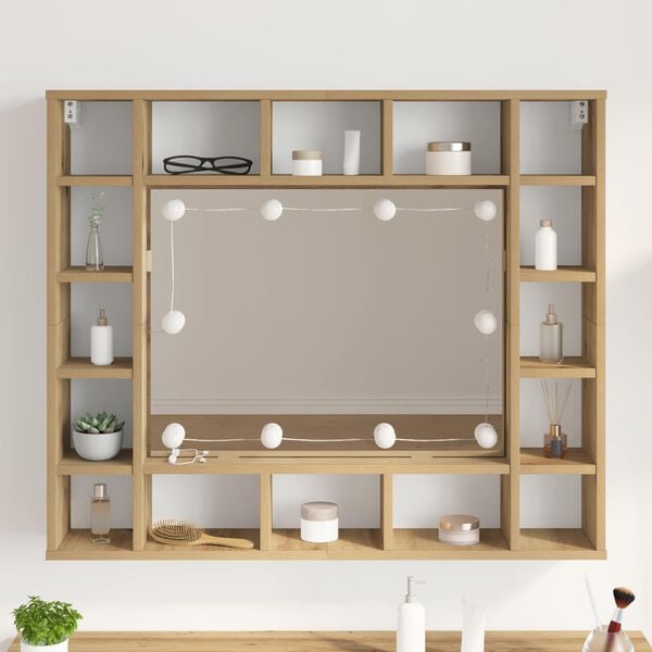 vidaXL Spiegel Lichten 12 pcs Wit 4.5 x 4.5 x 4.8 cm Kunststof