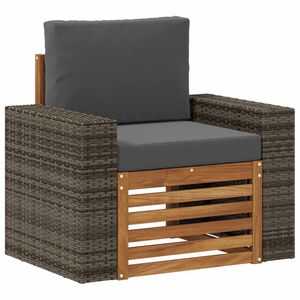 vidaXL Buiten Midden Sofa Massief Acaciahout Naturel