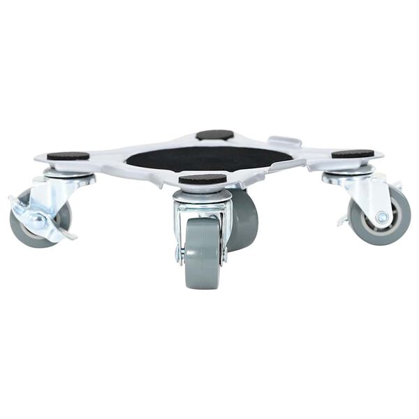 vidaXL Meubelrollers 4 st met lifter 15,5x15,5x5,5 cm staal 1000 kg