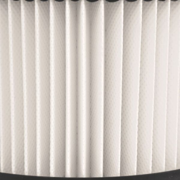 vidaXL HEPA-filters voor asstofzuiger wit en zwart 3 st