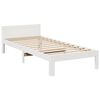 vidaXL Bedframe Family zonder matras 240x200 cm massief grenenhout wit