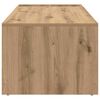 vidaXL Salontafel Artisan Eiken 101,5 x 50 x 37 cm Bewerkt hout