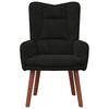 vidaXL Fauteuil Zwart 63 x 67 x 94 cm Fluweel
