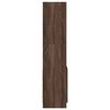 vidaXL Hoge kast 92x33x140 cm bewerkt hout bruin eikenkleur