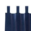 vidaXL Verduisterende gordijnen 2 pcs Donkerblauw 140 x 175 cm Fluweel