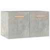 vidaXL Wandkast 60x36,5x35 cm bewerkt hout betongrijs